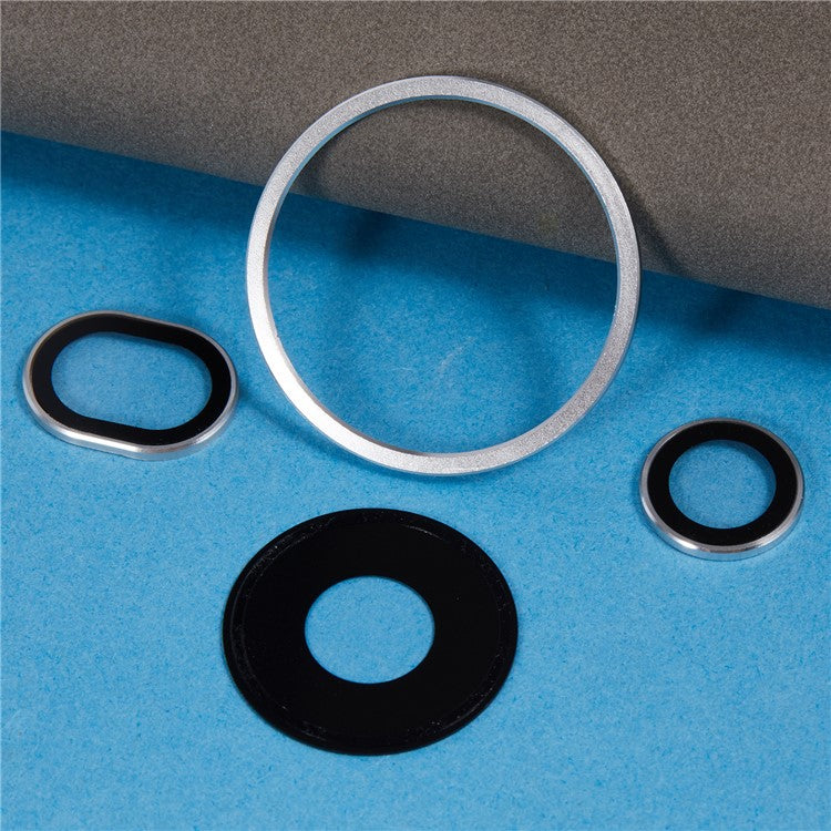 1 Set For Huawei Pura 70 Ultra Tempered Glass Camera Lens Protector Individual Rear Lens Film - Silver