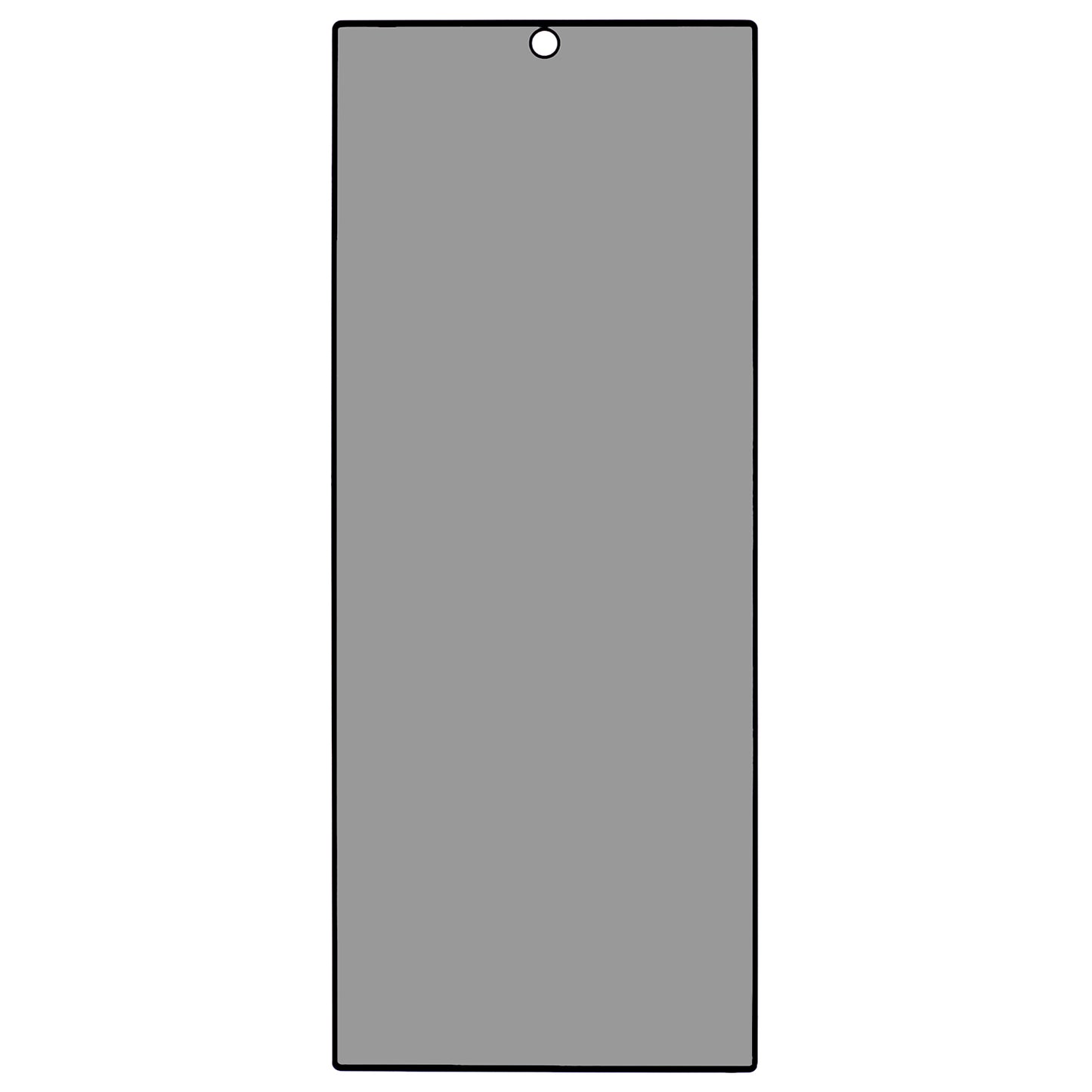 For Samsung Galaxy Z Fold6 5G Privacy Screen Protector Silk Printing Frame Full Glue Tempered Glass Film (Outer Screen)