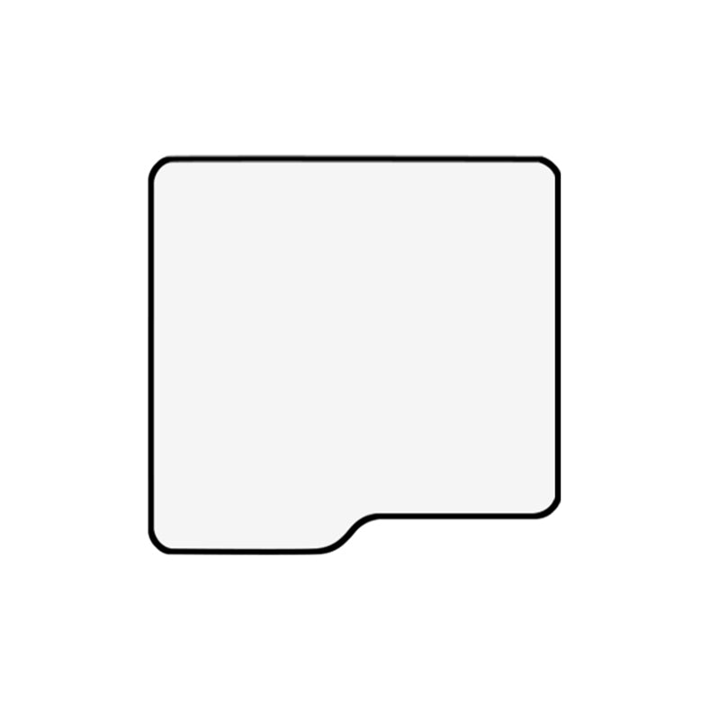 For Samsung Galaxy Z Flip6 5G Screen Protector Silk Printing Tempered Glass Full Glue Film (Outer Screen)