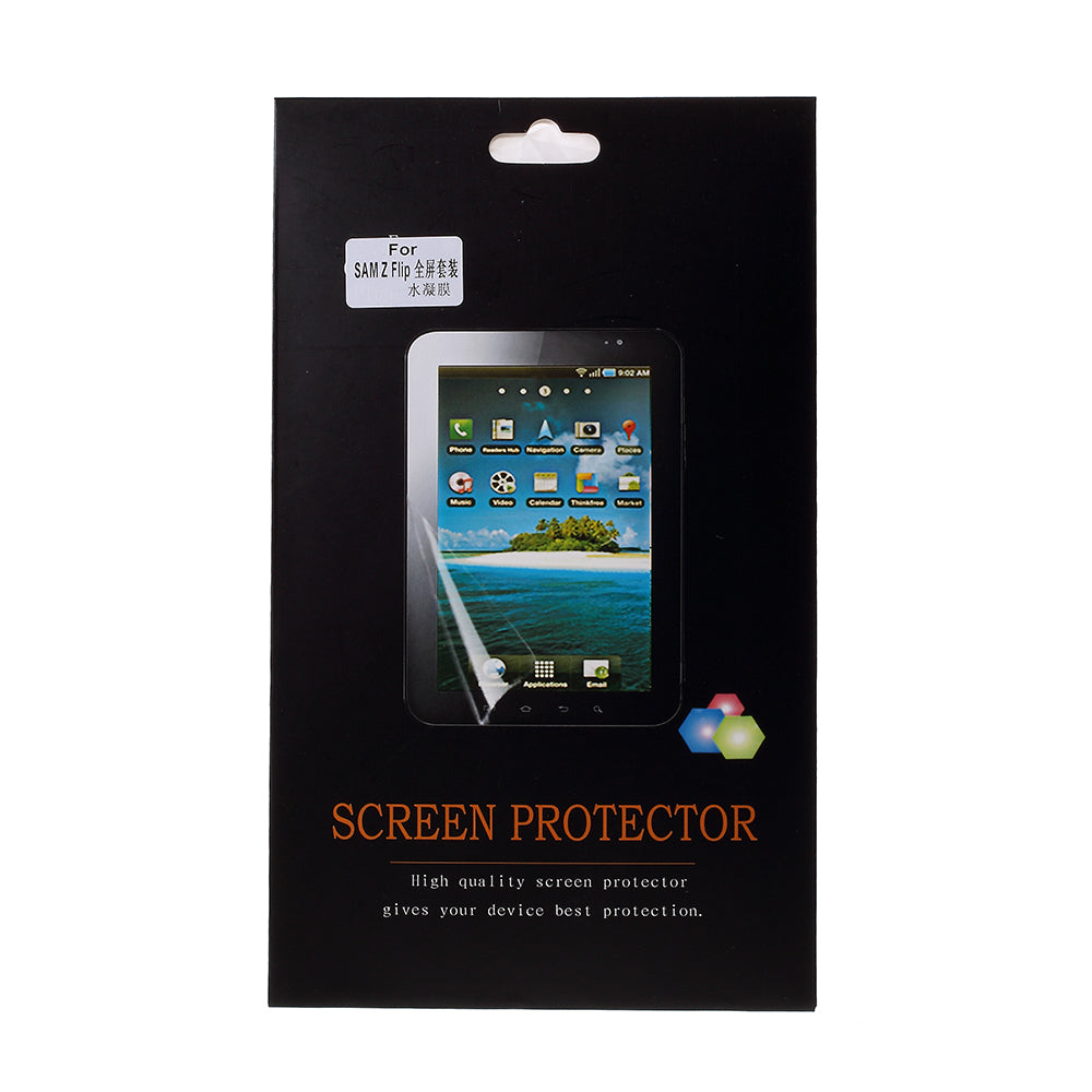 For Samsung Galaxy Z Flip6 5G Screen Protector Set, Front + Back Full Cover TPU+PET Hydrogel Film