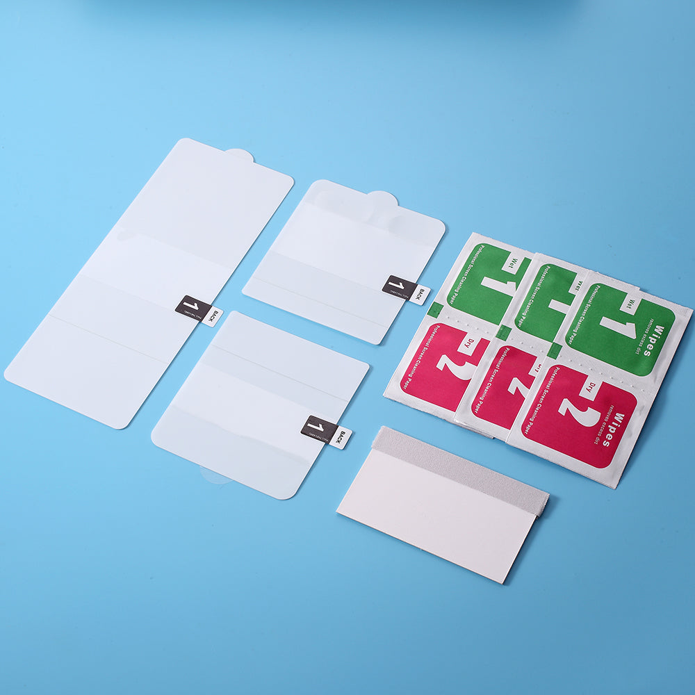 For Samsung Galaxy Z Flip6 5G Screen Protector Set, Front + Back Full Cover TPU+PET Hydrogel Film