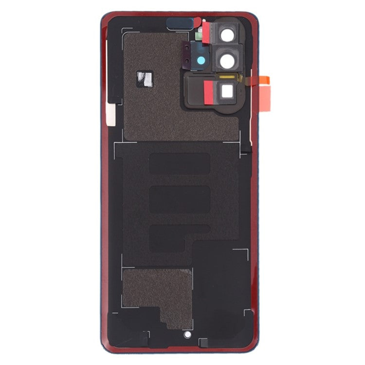 For Huawei P30 Pro Battery Housing with Adhesive Sticker+Camera Lens Cover - Pearl White