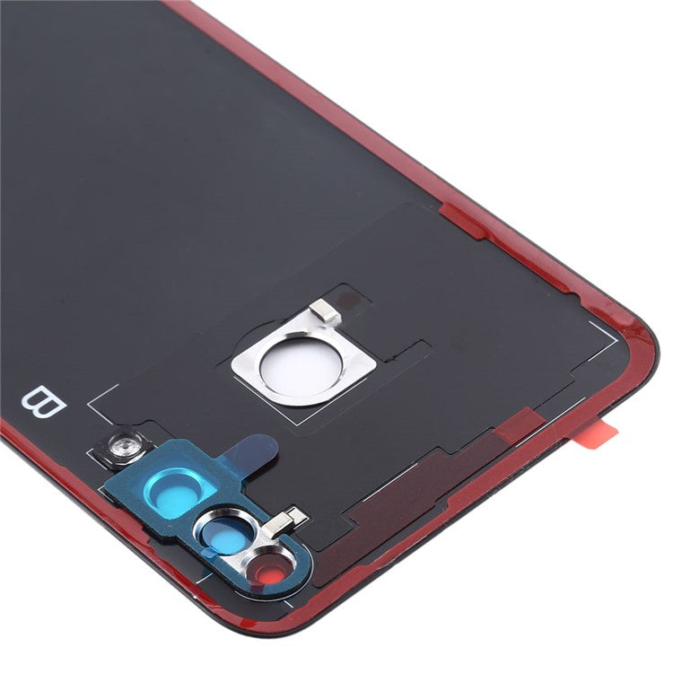 For Huawei P30 Lite (48MP) Battery Housing with Adhesive Sticker+Camera Lens Cover - Black