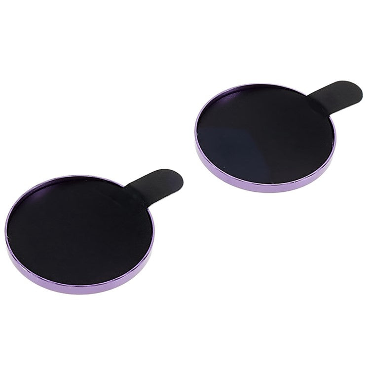 RURIHAI For iPhone 14 6.1 inch / 14 Plus 1 Set 3D Camera Lens Protector Ultra Clear Metal + Tempered Glass Protective Film - Purple