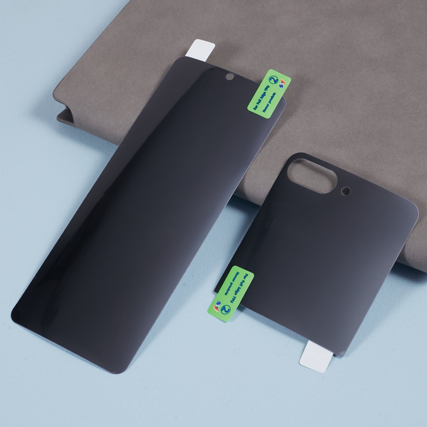 For Samsung Galaxy Z Flip6 5G Anti-Spy PET Screen Protector Front Screen + Back Screen Matte Film