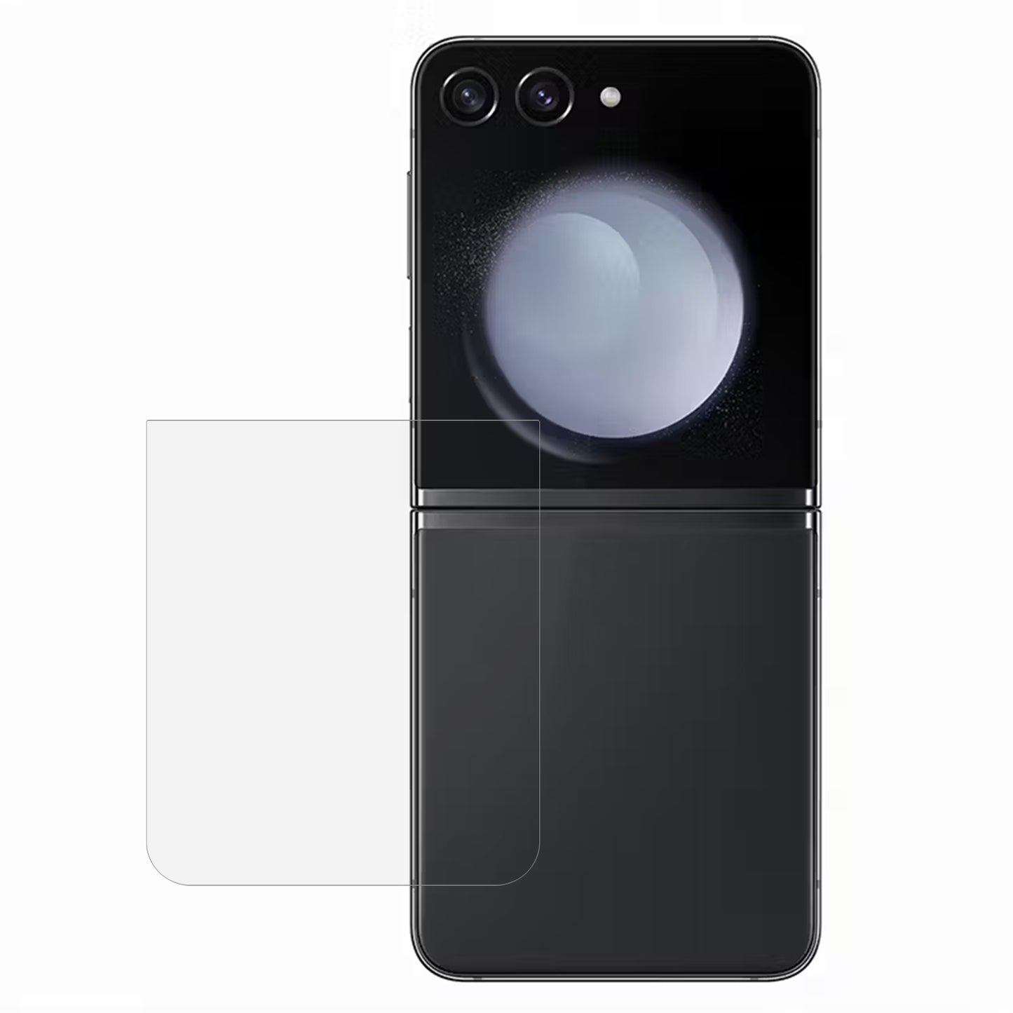 For Samsung Galaxy Z Flip6 5G Back Lower Screen Protector 0.3mm Arc Edge Tempered Glass Clear Film