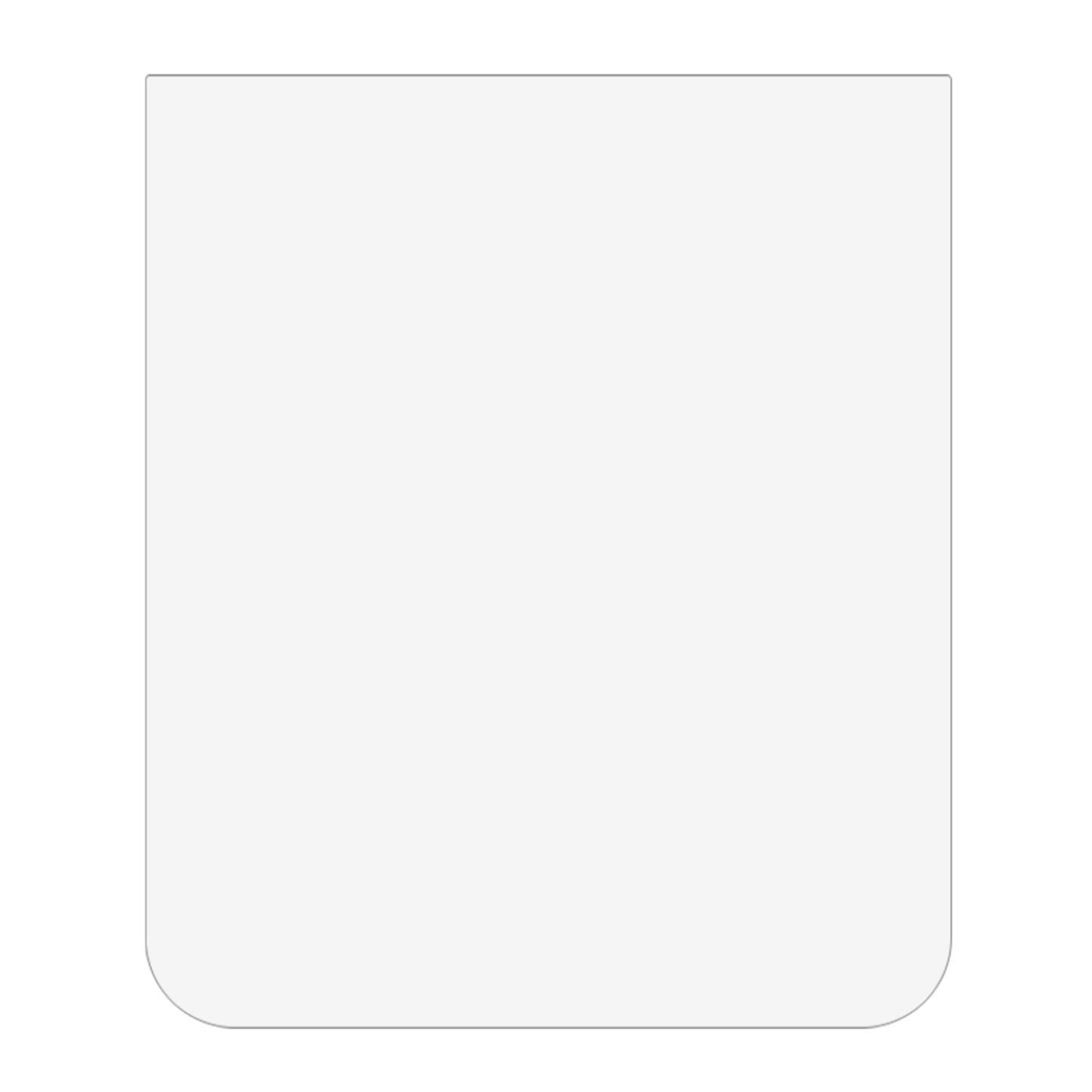 For Samsung Galaxy Z Flip6 5G Back Lower Screen Protector 0.3mm Arc Edge Tempered Glass Clear Film