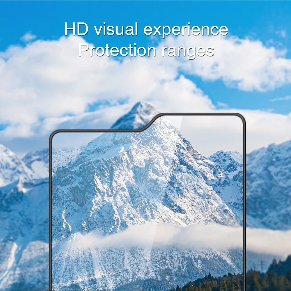 AMORUS For Samsung Galaxy Z Flip6 5G Rear Screen Protector Tempered Glass Back Screen Film - Black