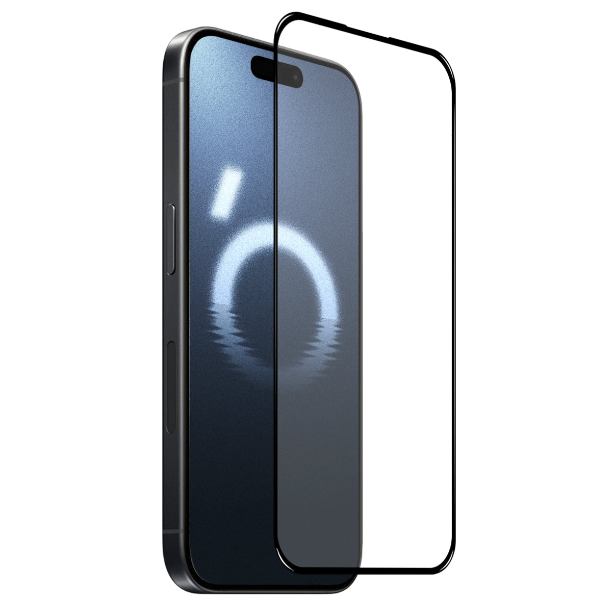 NORTHJO A+ For iPhone 16 Pro Full Screen Protector High Aluminum-Silicon Film 0.3mm 2.5D, Black