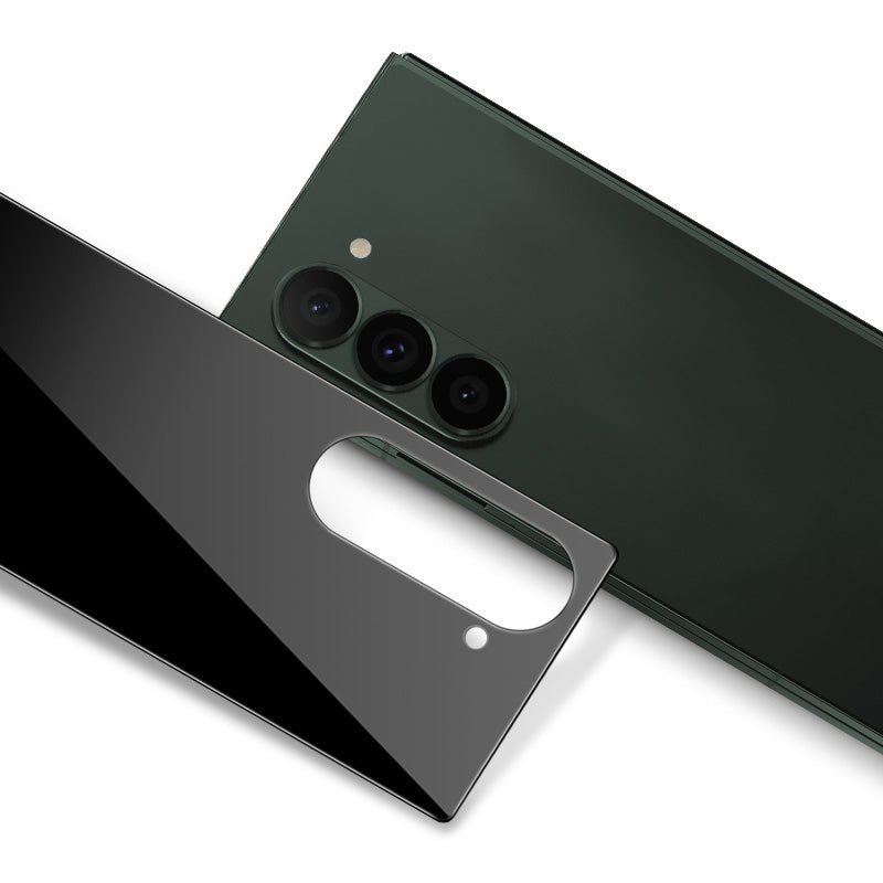 IMAK For Samsung Galaxy Z Fold6 5G Phone Back Cover Tempered Glass Film Black Version