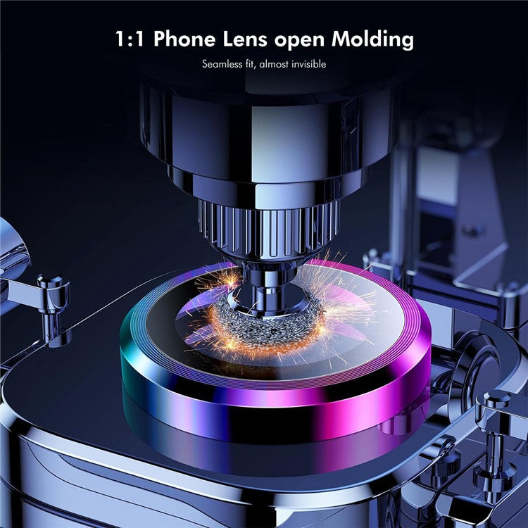 ENKAY HAT PRINCE 1Set For iPhone 16 Pro / 16 Pro Max Camera Lens Protector AR Anti-Reflection Lens Film - Colorful