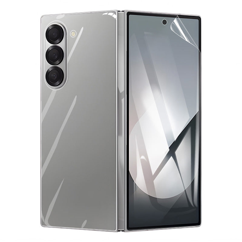 RURIHAI For Samsung Galaxy Z Fold6 5G Front Back Screen Protector Set 0.15mm PET Film