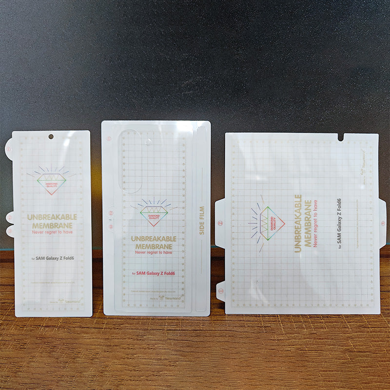 RURIHAI For Samsung Galaxy Z Fold6 5G Front Back Screen Protector Set 0.15mm PET Film