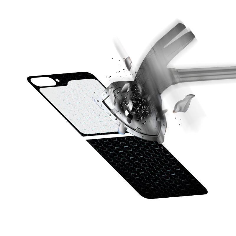 RURIHAI 10 Sets For Samsung Galaxy Z Flip6 5G Rear Full Screen Protector Back Cover Film Full Glue