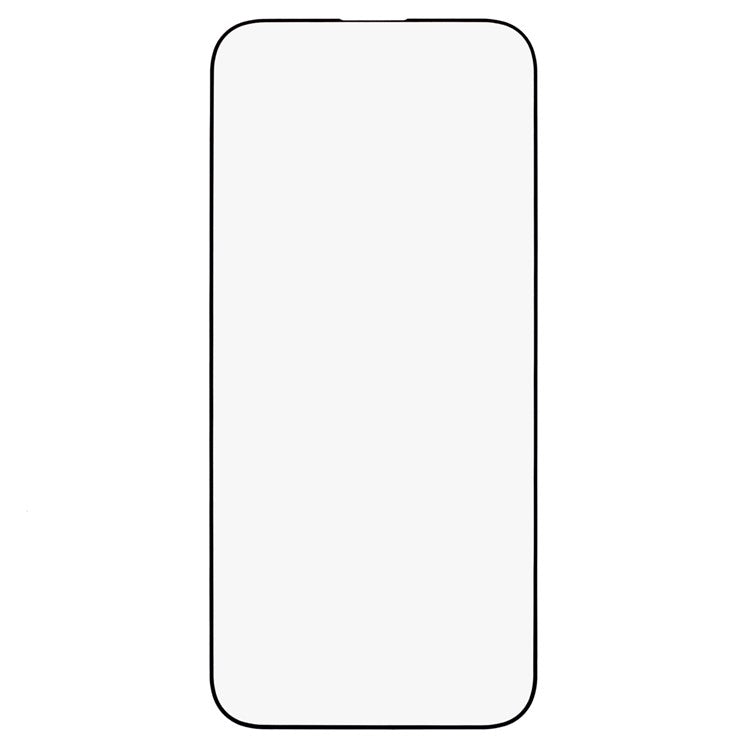 For iPhone 16 TPU+Acrylic Phone Case with Silk Printing Tempered Glass Screen Film+Clear Lens Film