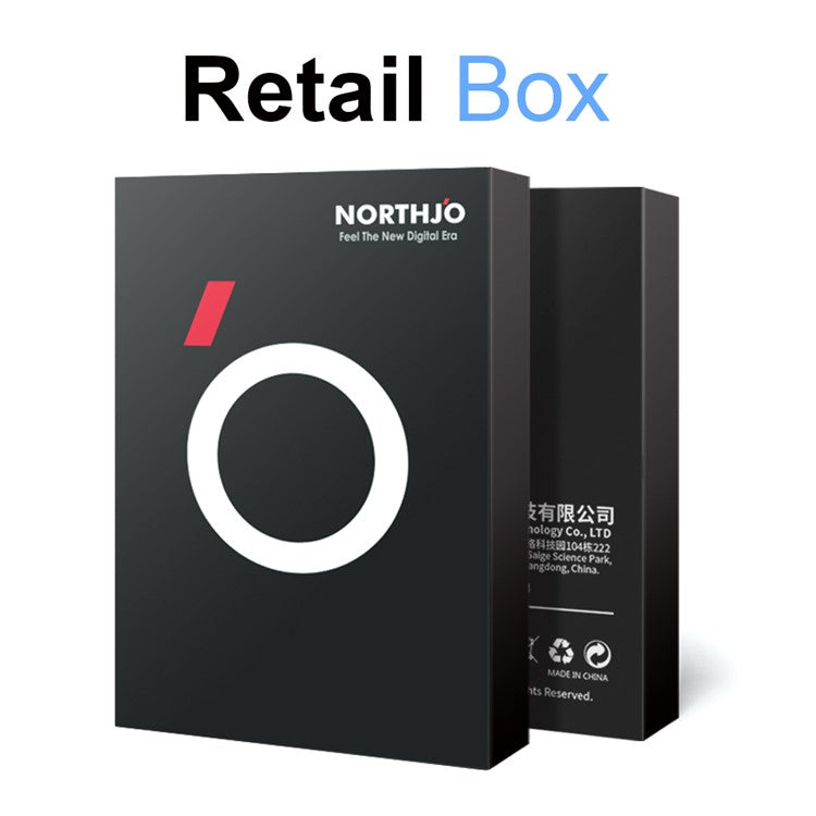 NORTHJO 2Pcs For iPhone 16 Pro / 16 Pro Max Camera Lens Protector Black Circles 3D Clear Tempered Glass Lens Film