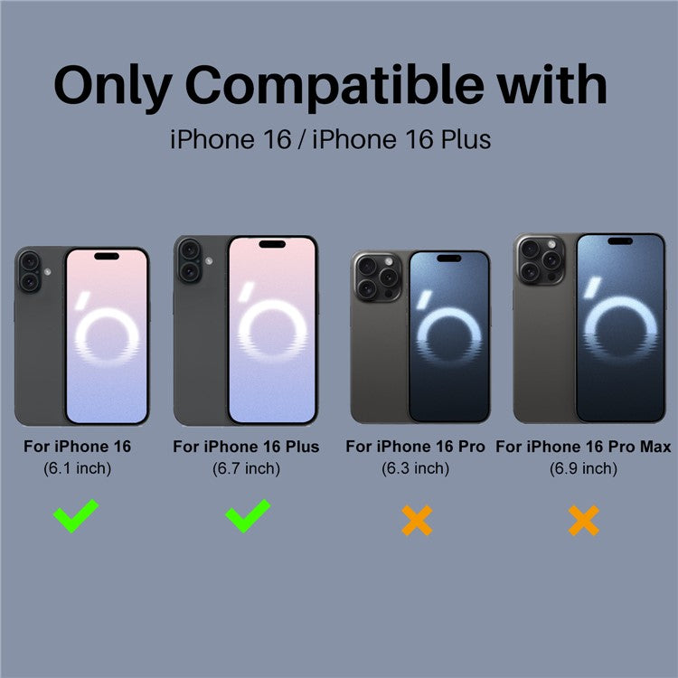 NORTHJO 2Pcs For iPhone 16 / 16 Plus Camera Lens Protector Clear 3D Full Coverage Tempered Glass Lens Film