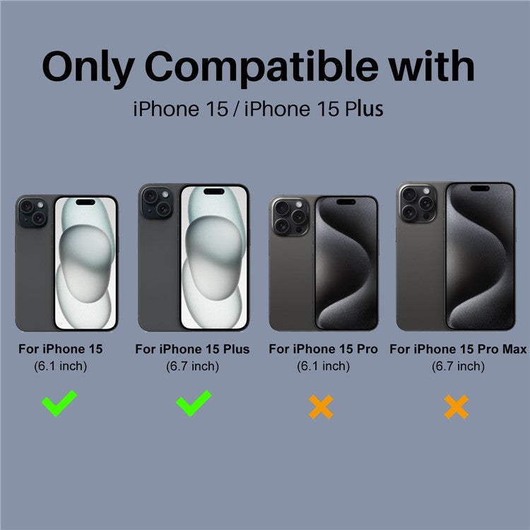 NORTHJO 2Pcs For iPhone 15 / 15 Plus Tempered Glass Camera Lens Protector Clear 3D Full Coverage Integrated