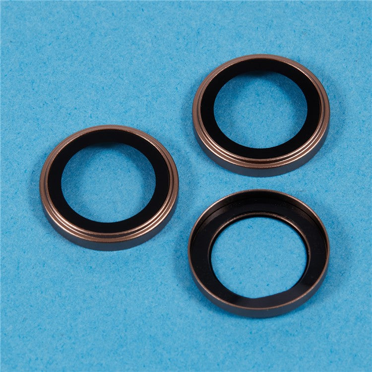 X-LEVEL AR Spotlight Series For iPhone 16 Pro / 16 Pro Max Individual Lens Protector Set Tempered Glass - Gold