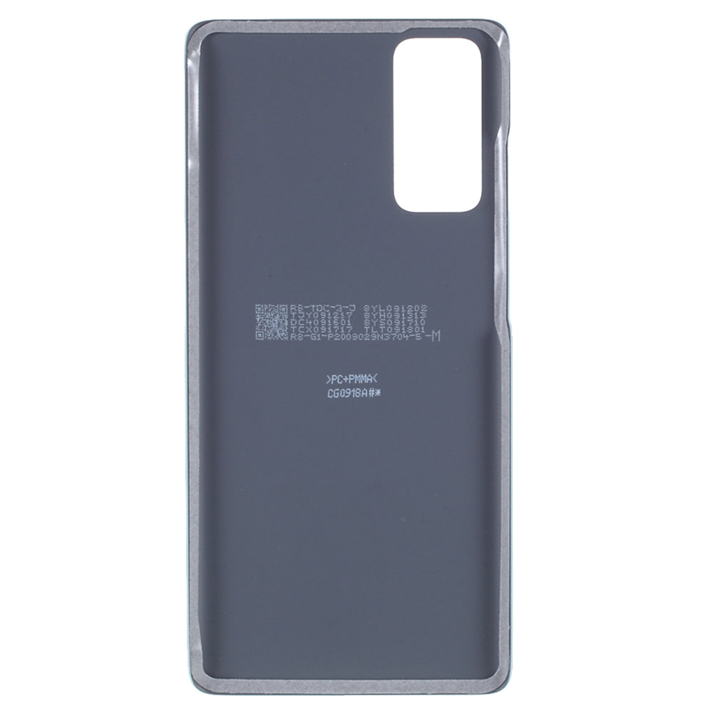 For Samsung Galaxy S20 FE G780 / S20 FE 5G G781 Battery Housing Cover with Adhesive Sticker (without Logo) - Green