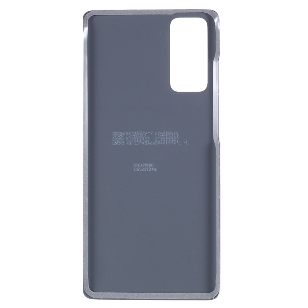 For Samsung Galaxy S20 FE G780 / S20 FE 5G G781 Battery Housing Cover with Adhesive Sticker (without Logo) - Purple