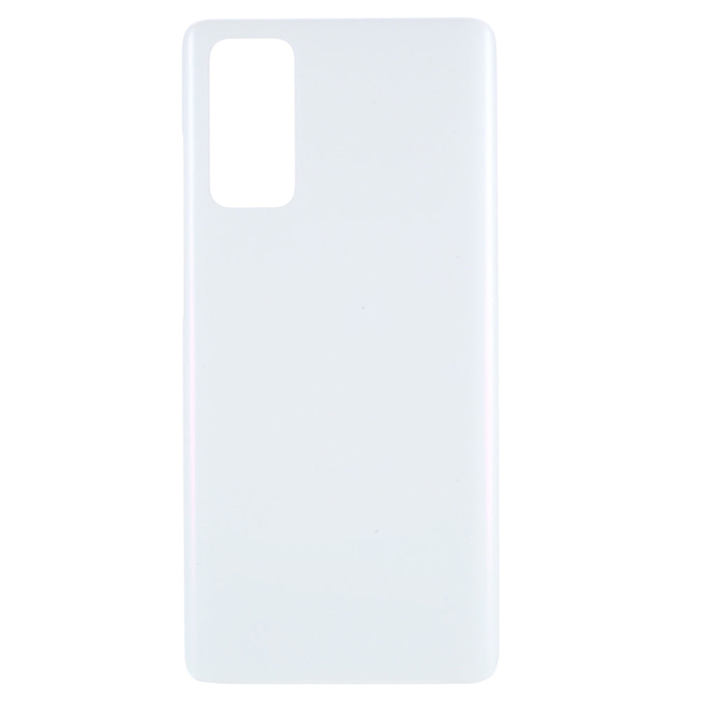 For Samsung Galaxy S20 FE G780 / S20 FE 5G G781 Battery Housing Cover with Adhesive Sticker (without Logo) - White
