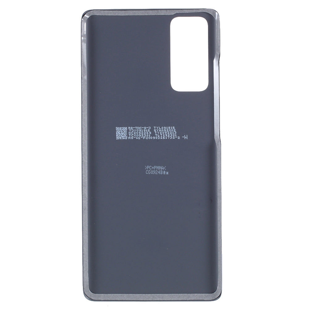 For Samsung Galaxy S20 FE G780 / S20 FE 5G G781 Battery Housing Cover with Adhesive Sticker (without Logo) - White
