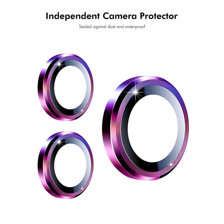 ENKAY HAT PRINCE 1Set For Huawei nova Flip 5G Camera Lens Protector Metal Ring Lens Film - Multi-Color