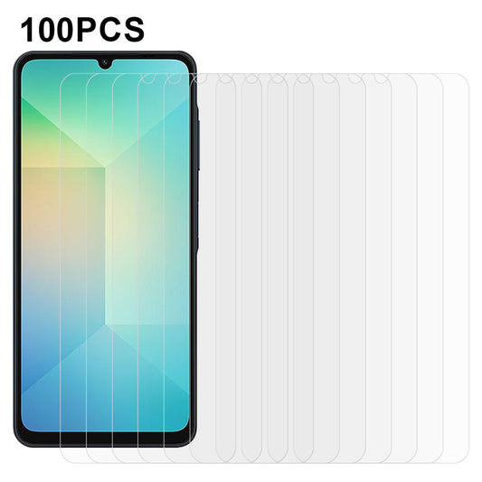 Bulk Buy 100Pcs for Samsung Galaxy A06 Screen Protector Anti-Scratch Tempered Glass Film