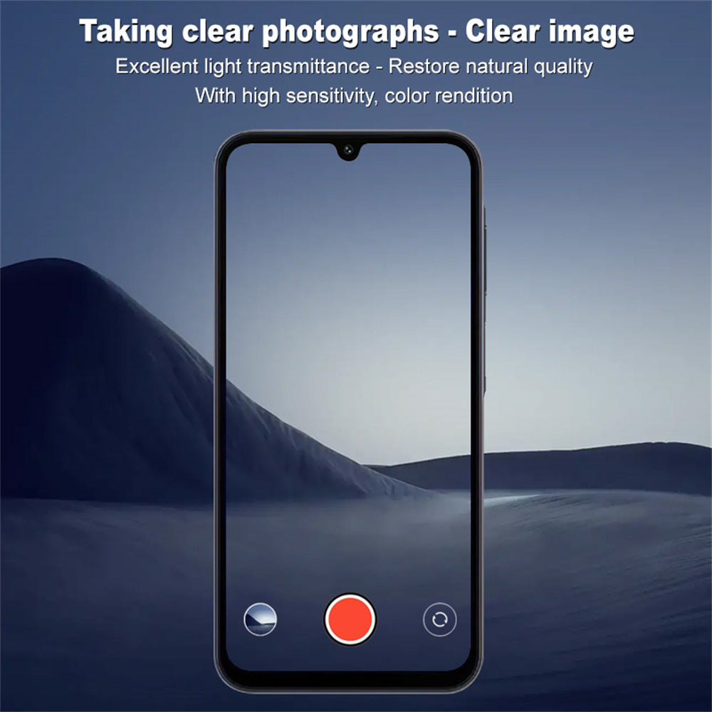 IMAK For Samsung Galaxy A16 5G / A16 4G Tempered Glass Lens Film+Acrylic Cap (Black Version)