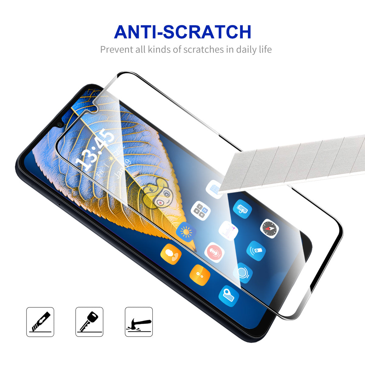 For Samsung Galaxy A16 5G / A16 4G ENKAY HAT PRINCE Protective Film HD Clear 9H Scratch-Resistant Screen Protector - Transparent
