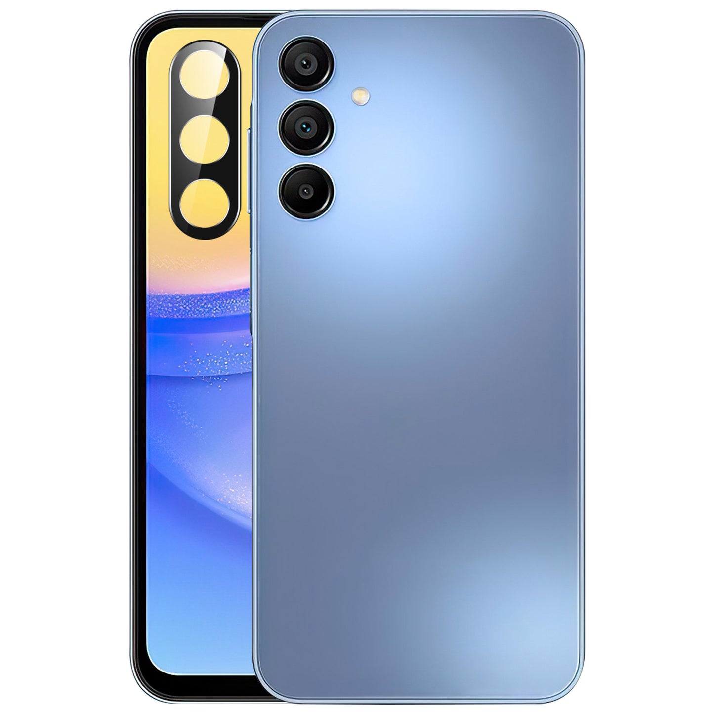 For Samsung Galaxy A16 5G / A16 4G Camera Lens Protector Black Tempered Glass Lens Film