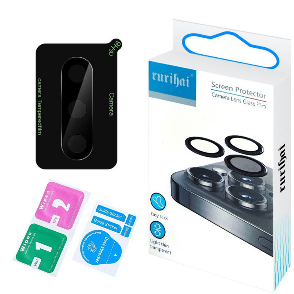 RURIHAI For Samsung Galaxy A16 5G / A16 4G Camera Lens Protector 3D Silk Printing High Aluminum-Silicon Glass Lens Film