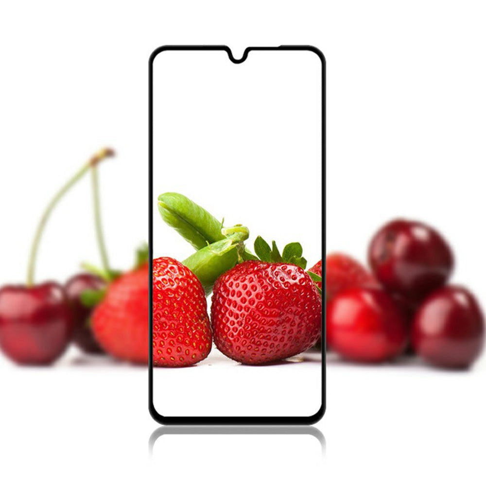 AMORUS 2Pcs For Samsung Galaxy A16 5G / A16 4G Screen Protector Shatterproof Silk Printing Tempered Glass Film - Black