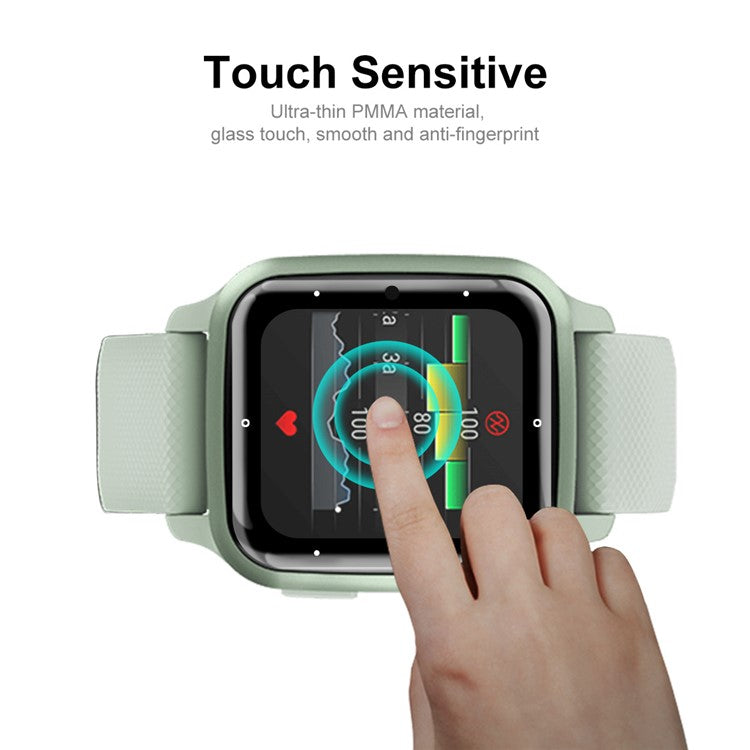 ENKAY HAT PRINCE For Garmin Venu Sq 2 3D Curved Soft PC Edge Screen Protector Full Coverage HD Clarity PMMA Film - Music Edition