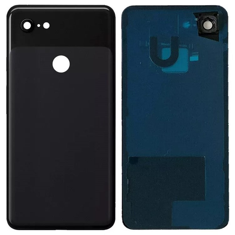 For Google Pixel 3 XL OEM Battery Housing with Camera Lens Cover Replacement Part - Black