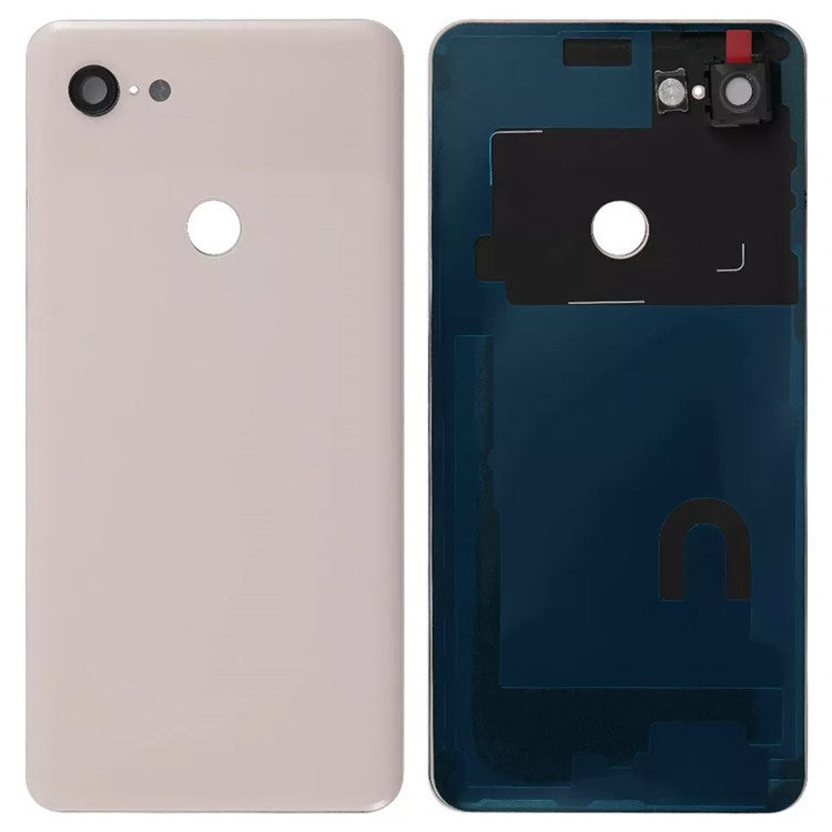 For Google Pixel 3 XL OEM Battery Housing with Camera Lens Cover Replacement Part - Pink