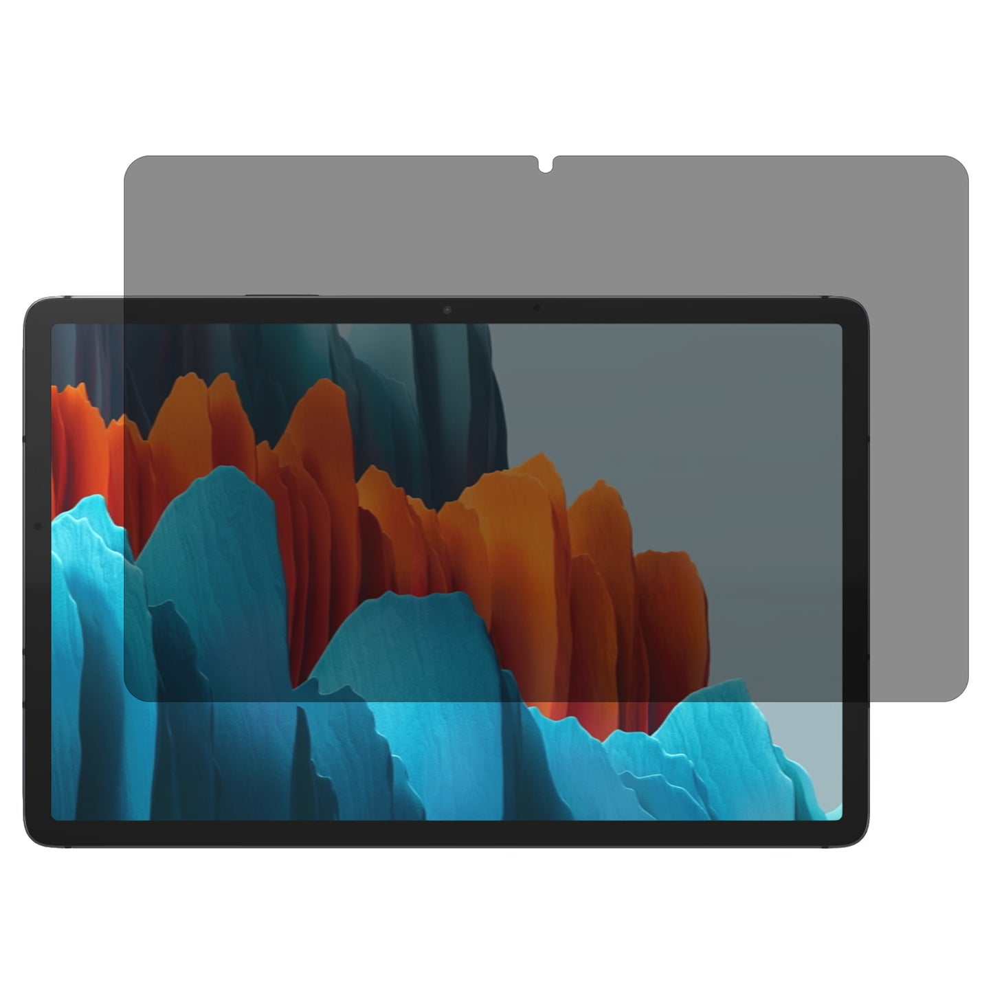 For Samsung Galaxy Tab S9 FE / S9 / S8 / S7 Screen Protector Anti-Spy Tempered Glass 0.3mm Arc Edge Film