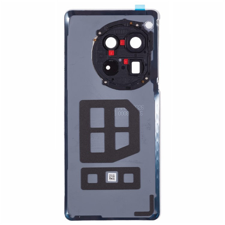 For OnePlus 12 5G OEM Battery Housing with Adhesive Sticker + Camera Lens Cover - White
