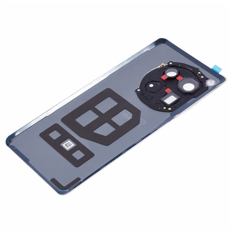 For OnePlus 12 5G OEM Battery Housing with Adhesive Sticker + Camera Lens Cover - White