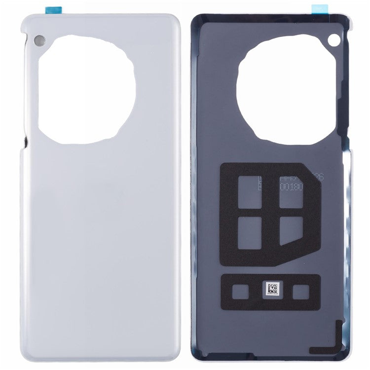 For OnePlus 12 5G OEM Battery Housing with Adhesive Sticker  - White