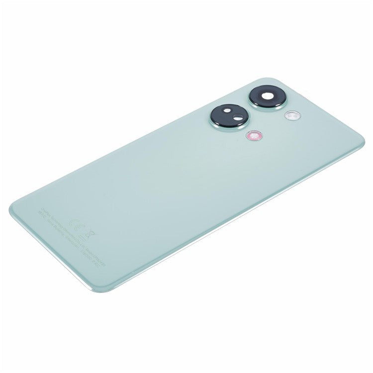 For OnePlus Nord CE3 5G OEM Battery Housing with Adhesive Sticker + Camera Lens Cover - Green