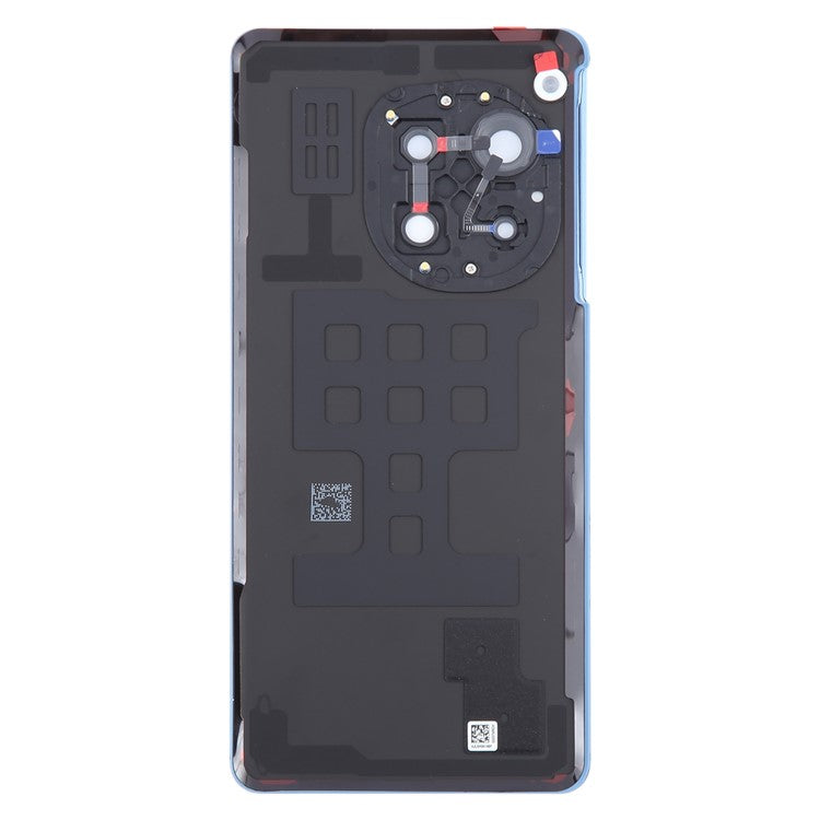 For OnePlus Ace 3 5G OEM Battery Housing with Adhesive Sticker + Camera Lens Cover - Blue