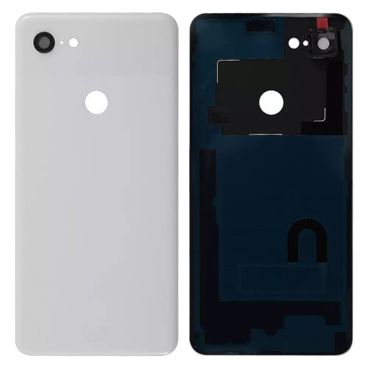 For Google Pixel 3 OEM Battery Housing with Camera Lens Cover Replacement Part - White