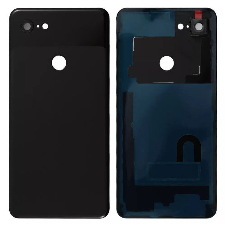 For Google Pixel 3 OEM Battery Housing with Camera Lens Cover Replacement Part - Black