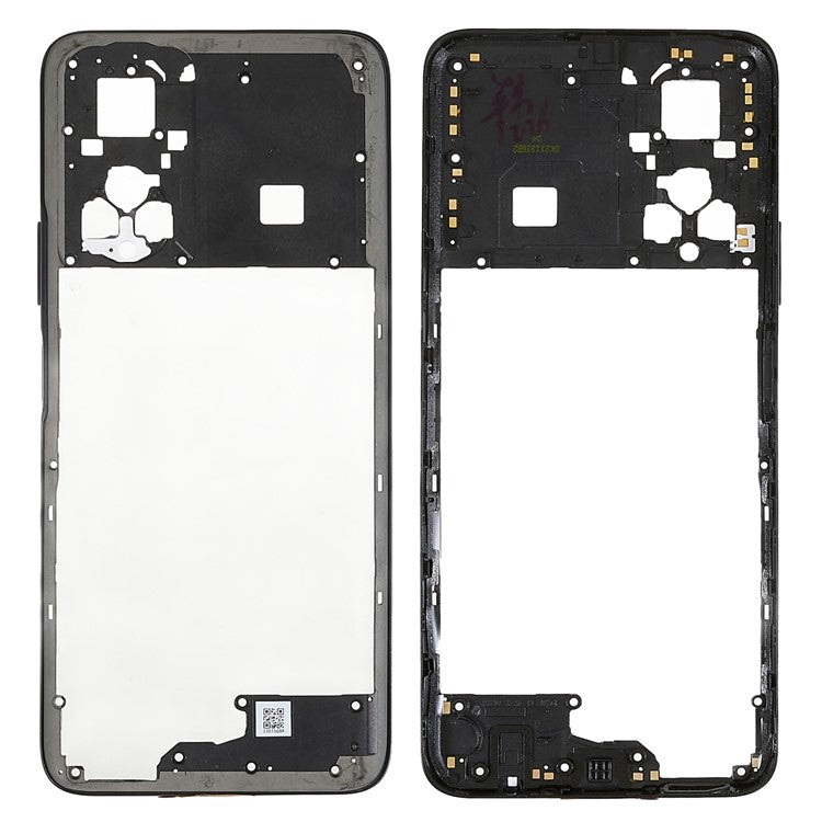 For Honor Play 30 Plus 5G / X7 OEM Middle Plate Frame Spare Part (without Logo) - Black