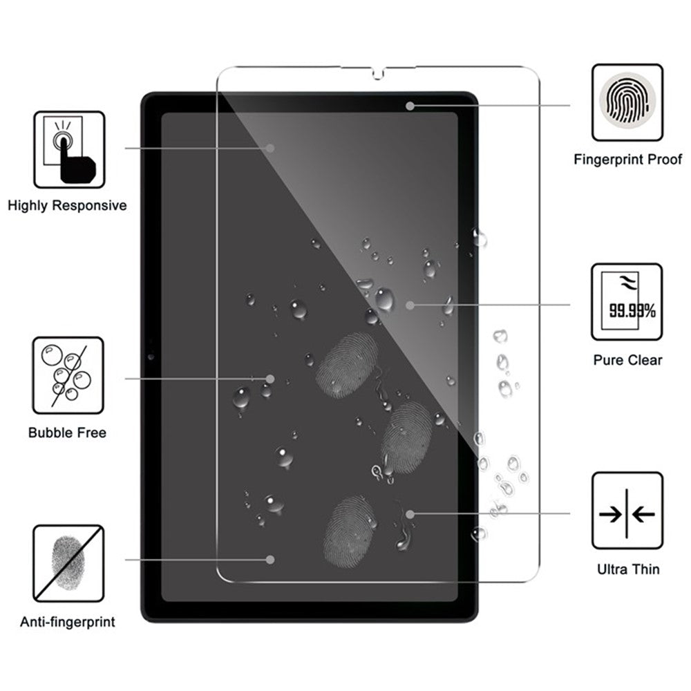 For Lenovo Idea Tab Pro Tempered Glass Screen Protector 2.5D Straight Edge Screen Film