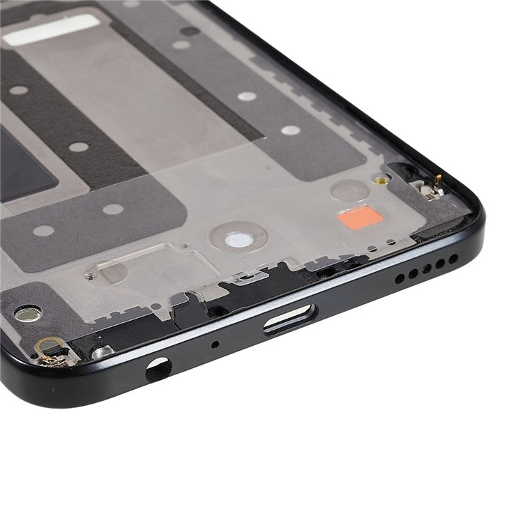 For Honor X8 4G / X30i 5G OEM Front Housing Frame Repair Part (without Logo) - Black
