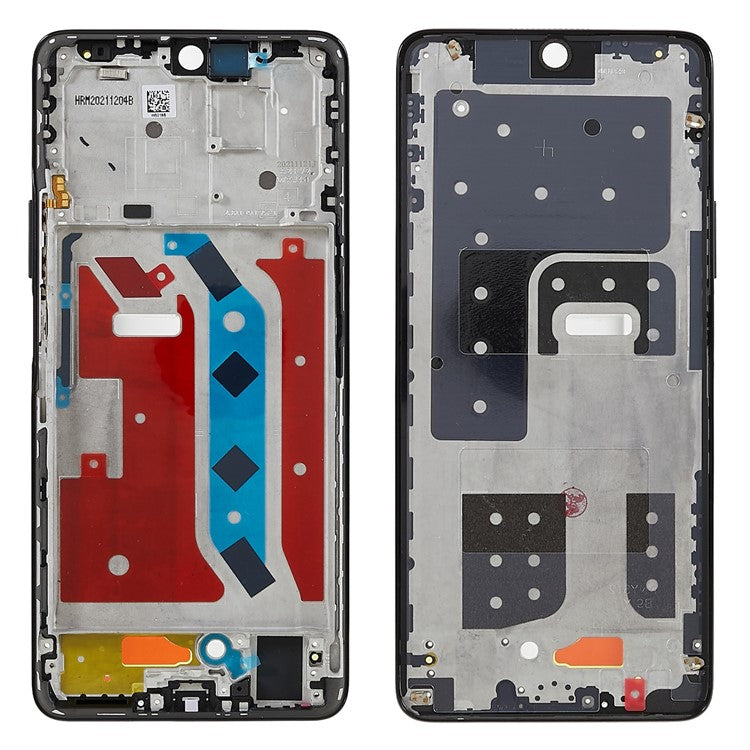 For Honor X9 4G / X9 5G / X30 5G OEM Front Housing Frame Repair Part (without Logo) - Black