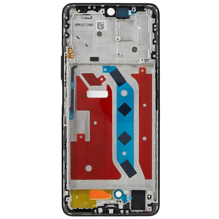 For Honor X9 4G / X9 5G / X30 5G OEM Front Housing Frame Repair Part (without Logo) - Black